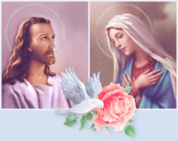 images of jesus christ with mary. JESUS AND MOTHER MARY. "Jesus Christ is head of the church and Family"
